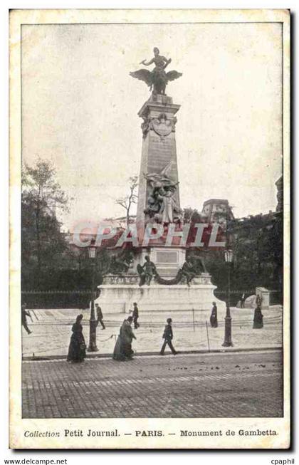 Paris CPA Monument de Gambetta