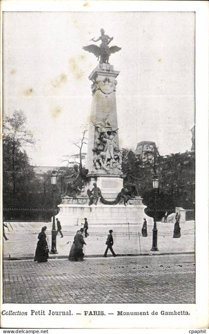 Paris CPA Monument Gambetta