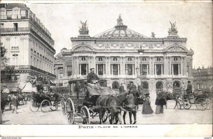 Paris CPA Place de l'opera