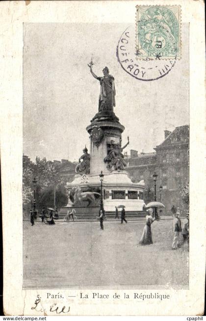 Paris CPA Place de la Republique