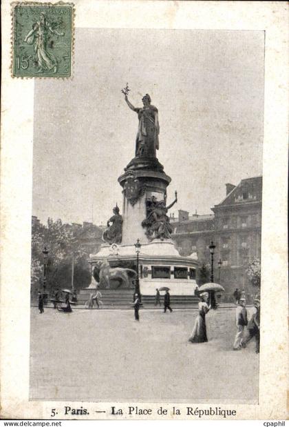 Paris CPA Place de la Republique