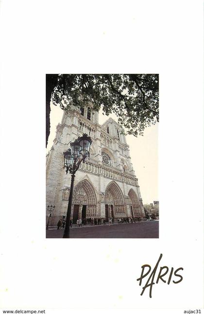 Dép 75 - Paris - Arrondissement 04 - Cathédrale Notre Dame - Moderne grand format - bon état général