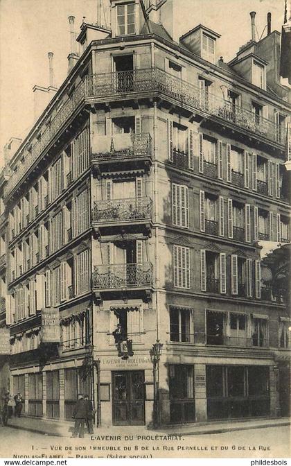 PARIS 04 arrondissement  Avenir du Proletariat 8 rue Pernelle