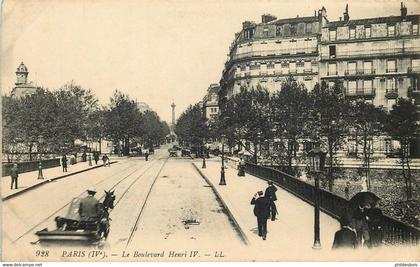 PARIS 04 arrondissement  boulevard Henri IV
