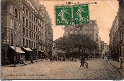 (05/09/25) 75-CPA PARIS - 5ème ARRONDISSEMENT - PLACE DE L'ESTRAPADE