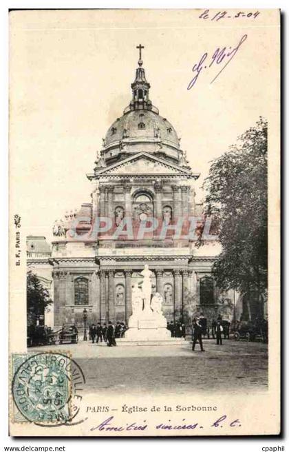 CPA Paris Eglise de la Sorbonne