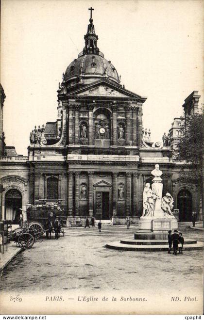 Paris CPA L'Eglise de la Sorbonne