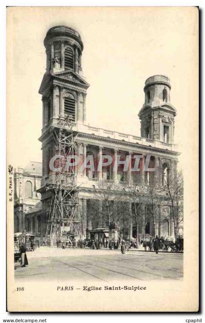 Paris CPA Eglise Saint Sulpice