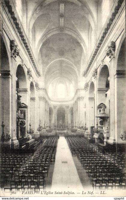 Paris CPA Eglise Saint Sulpice