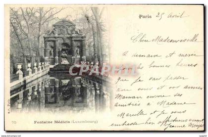 Paris CPA Fontaine medicis (Luxembourg jardin)