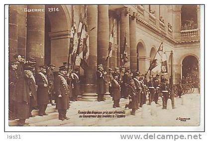 Dép 75 - Militaria - Guerre 1914-18 -RF5929 - Paris - Arrondissement: 07 -Remise des drapeaux pris aux allemands  - état