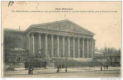 Dép 75 - Paris - Arrondissement: 07 - Paris Historique - Palais Bourbon commencé en 1722 par Girardini - état