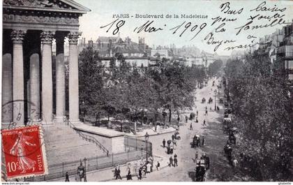 75 - PARIS 08 - boulevard de la Madeleine