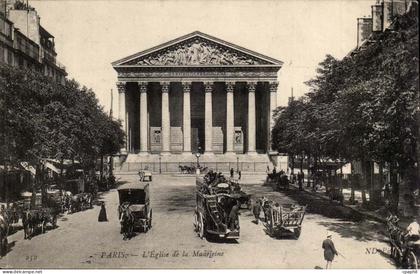 CPA Paris Eglise de la Madeleine