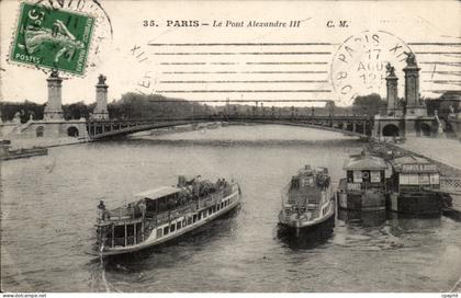 CPA Paris pont Alexandre III