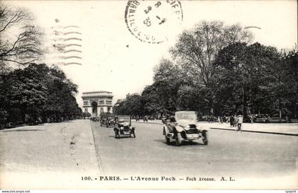 Paris CPA Avenue Foch