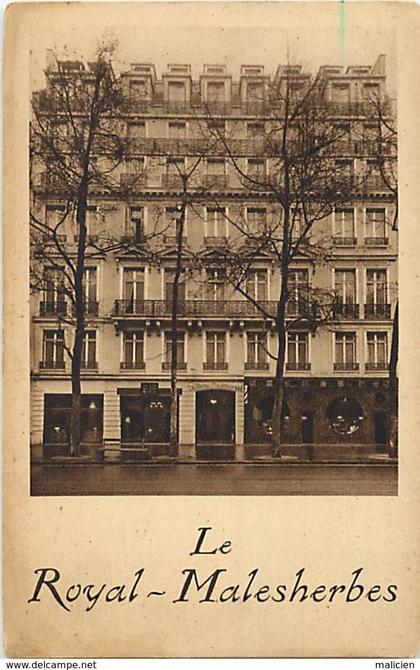 - paris -ref-B886-  24 boulevard malesherbes - hotel le royal malesherbes - hotels - 08e arrondissement -