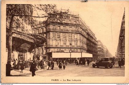 (05/09/25) 75-CPA PARIS - 9-10ème ARRONDISSEMENT - LA RUE LA FAYETTE