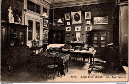 (05/09/25) 75-CPA PARIS - 9ème ARRONDISSEMENT - ECOLE EDGAR QUINET