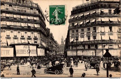 (06/09/25) 75-CPA PARIS - 9ème ARRONDISSEMENT - LA RUE DE LA CHAUSSEE D'ANTIN