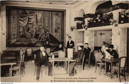 CPA PARIS 9e 20, Bd des Italiens Restaurant MÉLÉ (1393321)