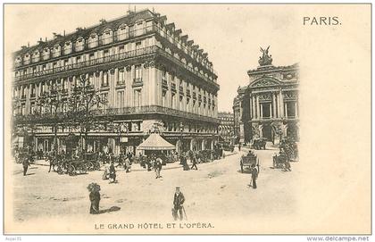 Dép 75 - Paris - Arrondissement 09 - Le Grand Hôtel et l'opéra - bon état général