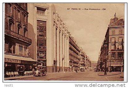 Dép 75 - Paris - RF5932 - Arrondissement 09 - Rue Chateaudun - bon état