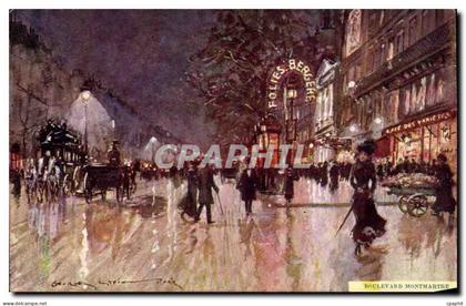 Paris (9eme) CPA Boulevard Montmartre Folies Bergere