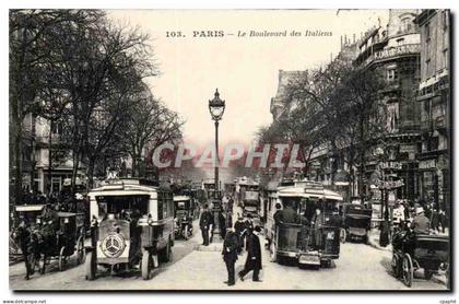 Paris CPA Boulevard des Italiens