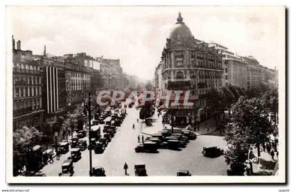 Paris CPA Boulevard des italiens et boulevard Haussmann