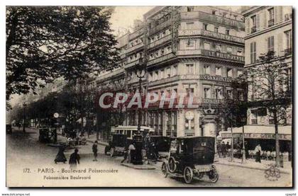 Paris CPA Boulevard Poissonniere (cafe du gymnase)