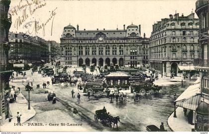 Paris CPA Gare St lazare