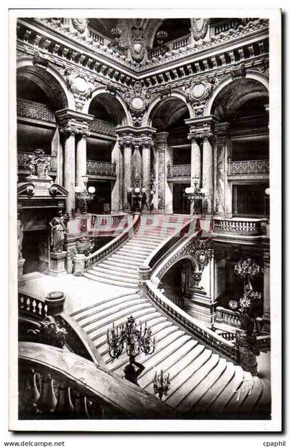Paris CPA Grand escalier de l'opera
