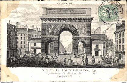 Paris 10 Ancien Paris - Porte Saint Martin - CPA