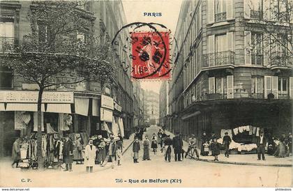 PARIS  11 eme arrondissement  rue de Belfort
