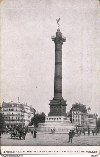 Paris - 11 - Place de la Bastille - CPA