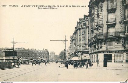 PARIS 12 arrondissement  boulevard Diderot  ( édit LIP )
