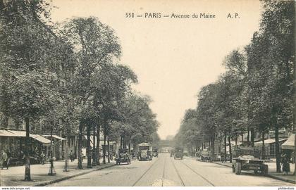 PARIS 14 arrondissement   avenue du maine