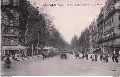 PARIS 14 arrondissement  rue denfert Rochereau