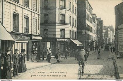 PARIS 14 arrondissement rue du chateau