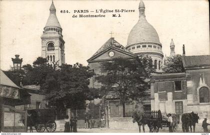 Paris - 14 - Montmartre - L'Eglise St Pierre - CPA