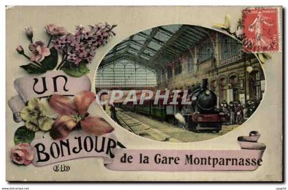 Paris - 15 - Gare Montparnasse Train - CPA