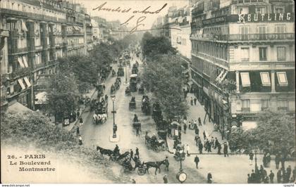 Paris - 18 - Le Boulevard Montmartre - CPA