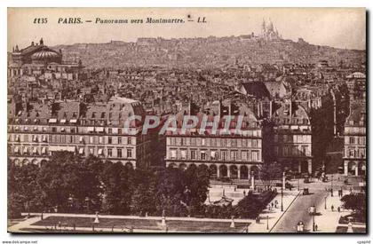 Paris 18 - Panorama vers Montmartre - CPA