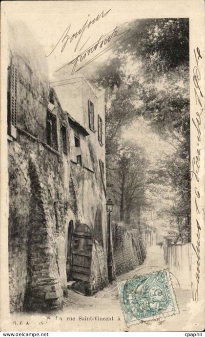 Paris - 18 - rue Saint Vincent - CPA