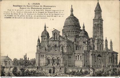 Paris - 18 - Sacre Couer - Montmartre CPA