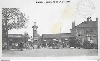 CPA Paris Abattoirs de la Villette