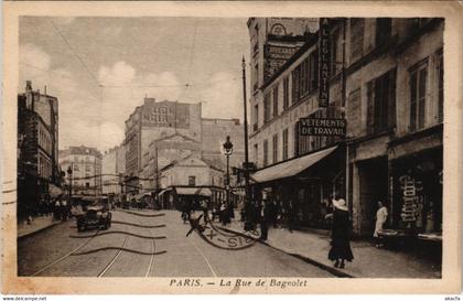 CPA Paris 20e - Rue de Bagnolet (58635)