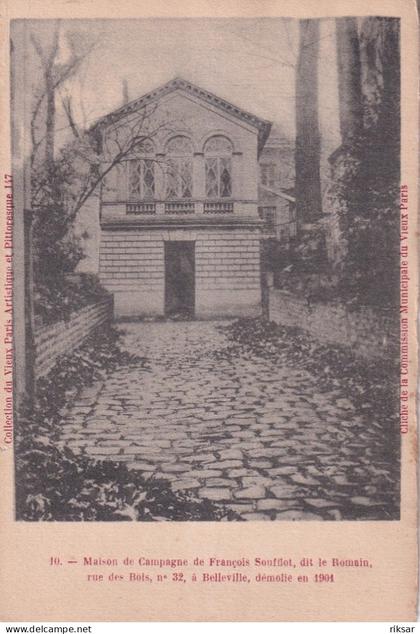 PARIS(20 em ARRONDISSEMENT) SUFFLOT