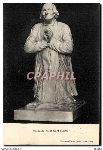 CPA Statue du saint cure d'Ars